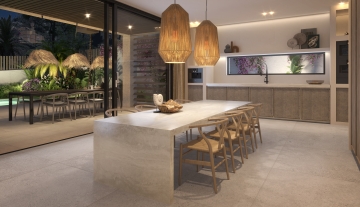 Resa Estates plot 1can Furnet renders modern villa Ibiza 1 kitchen .jpg